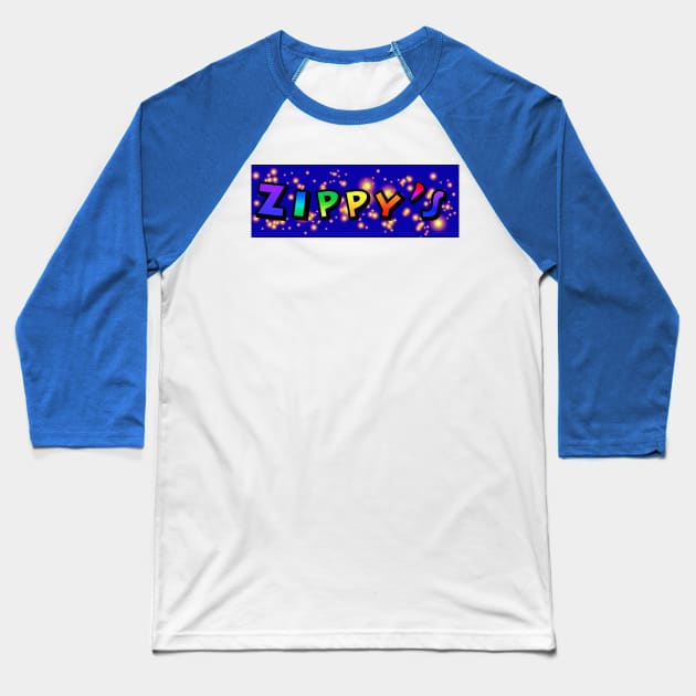 Zippy's Logo Baseball T-Shirt by Zippy's House of Mystery